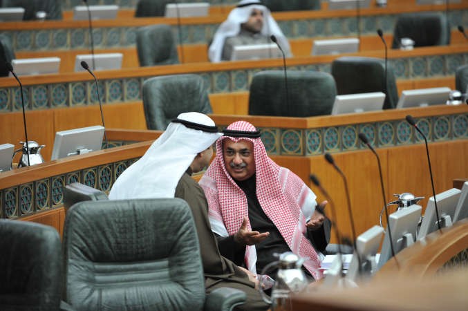 دعبدالمحسن المدعج خلال الجلسة