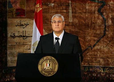 المستشار عدلي منصور يهنئ أبناء الجالية المصرية في النمسا بمناسبة حلول ذكرى المولد النبوي الشريف