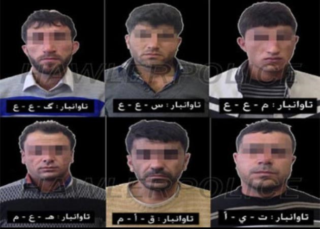 المتهمون باغتصاب الفتاة السورية اللاجئة في اربيل