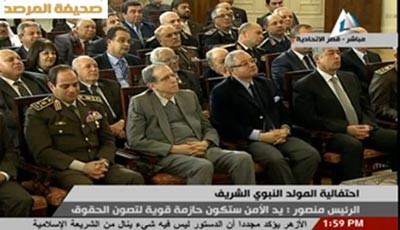بالفيديو.. ما الذي أبكى السيسي ومنصور في احتفالية المولد النبوي؟