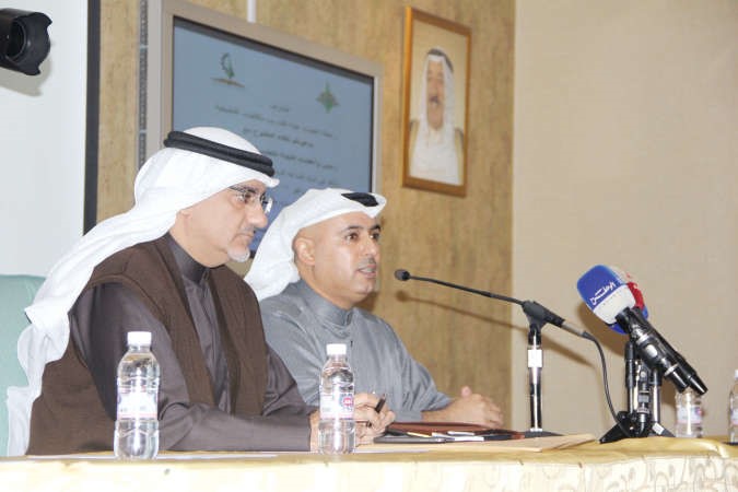 دخليل ابل وموائل المطوع خلال اللقاء 