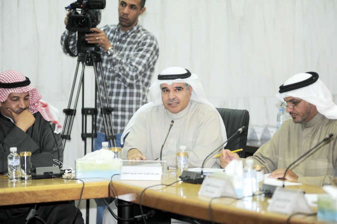 معبدالله النومس مشاركا في الورشة
