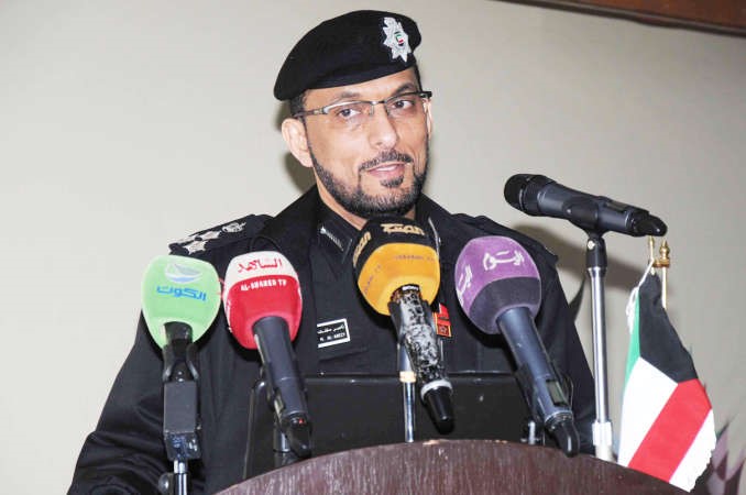 العميد ناصر العنزي متحدثا محمد خلوصي