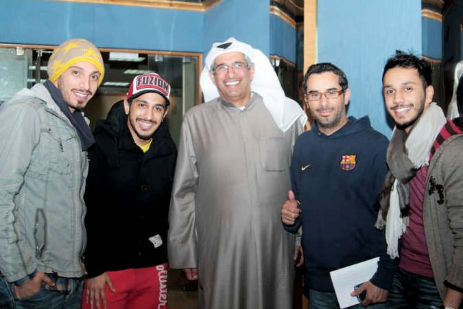 من حلقات البرنامج السابقة والتي استضافت مدير عام تلفزيون الراي يوسف الجلاهمة