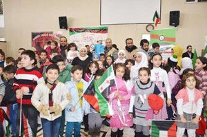 عبدالعزيز العبيد متوسطا المكرمين
