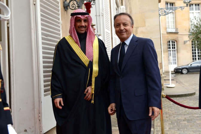 مرزوق الغانم وجان بيار بيل
