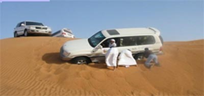 بالفيديو.. كيف تُخرج سيارتك من "التغريز" اذا كنت وحدك في البر