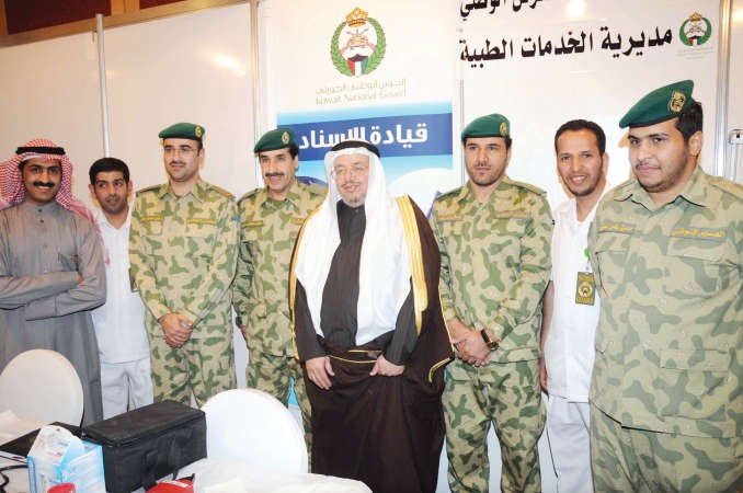 د عادل الفلاح في جناح الحرس الوطني محمد خلوصي