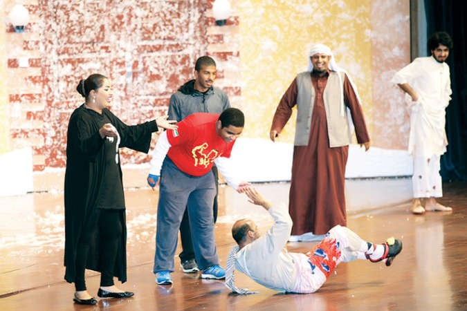 العجيرب في مسرحية تحت الصفر