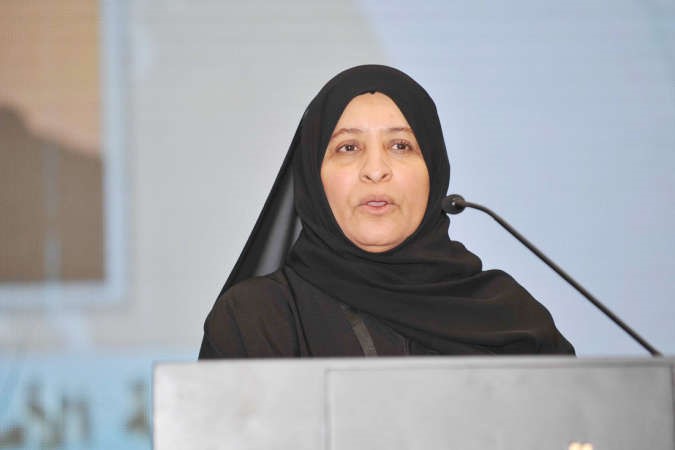 بثينة الابراهيم تلقي كلمتها﻿