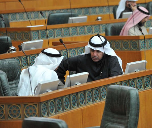 ماضي الهاجري خلال الجلسة﻿