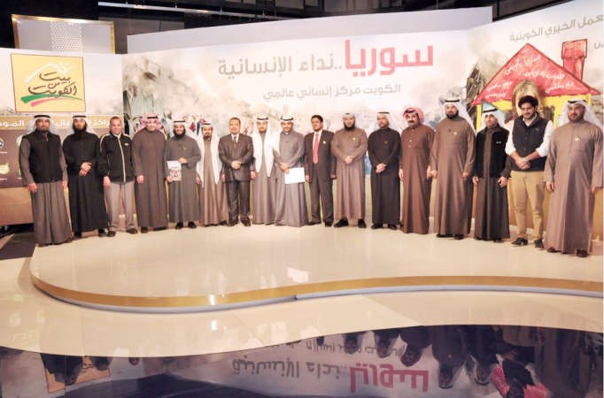 فريق العمل بحملة النداء الموحد لاغاثة اللاجئين السوريين