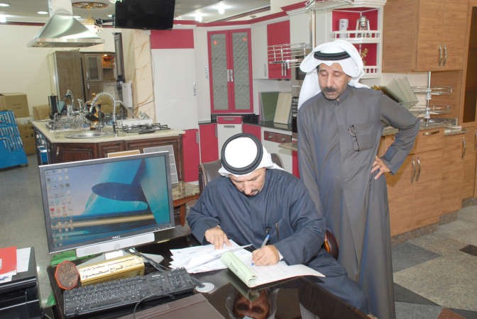تحرير احدى المخالفات