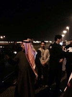 العلي خلال اشرافه على حملة الشاليهات ﻿