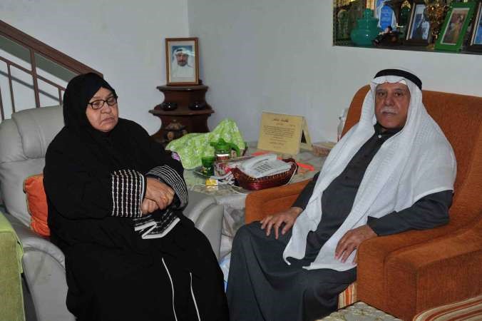سبيكة الحشاش خلال لقائها بالزميل منصور الهاجري هاني عبدالله