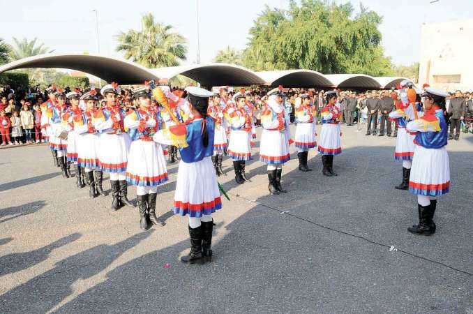 جانب من مراسم الاحتفال اسامة ابوعطية