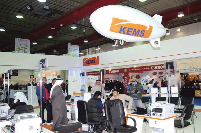 جناح شركة كيمز المشاركة في المعرض﻿