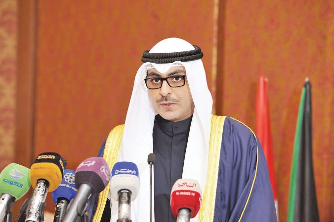 الشيخ احمد المشعل ملقيا كلمته