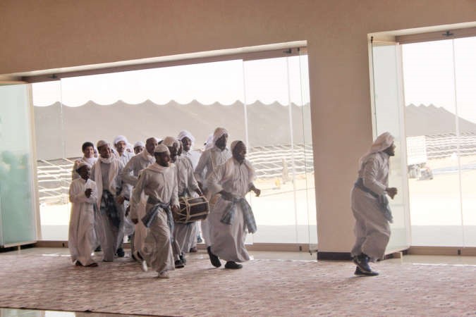 من المشاركين في العروض التراثية﻿