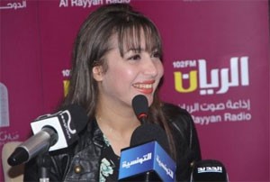 جنات تغضب الصحافيين في مهرجان "ربيع سوق واقف"
