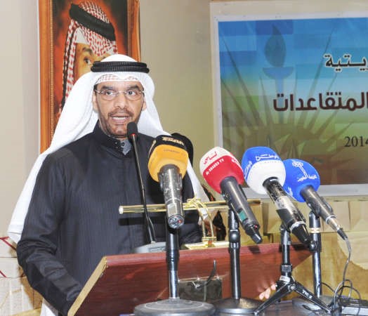 متعب العتيبي يلقي كلمته﻿