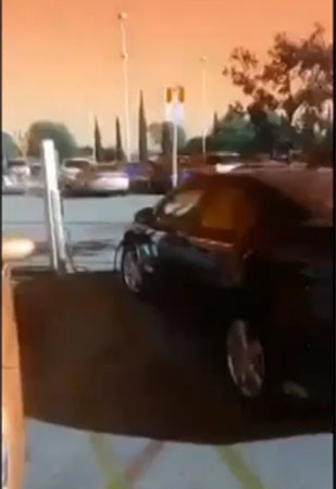 بالفيديو.. كويتي شاهد شيئاً عجيباً وغريباً في أميركا... سيارات تشحن كهربائياً!