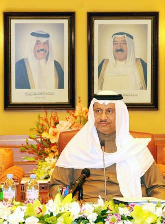 سمو الشيخ جابر المبارك مترئسا الاجتماع