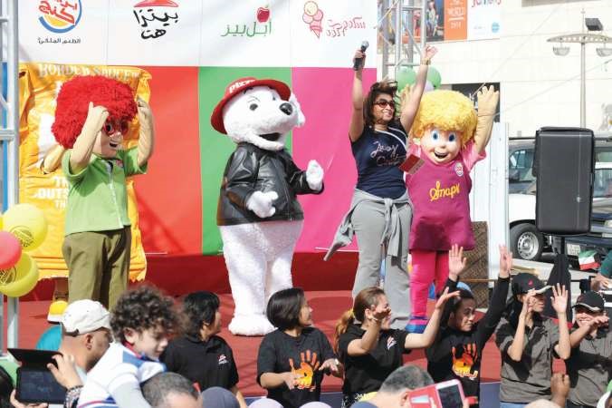 استعراض الفرحة بالاحتفالات الوطنية هاني عبدالله