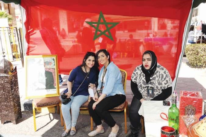 سفارة المغرب شاركت فرحة الاحتفالات بالاعياد الوطنية 