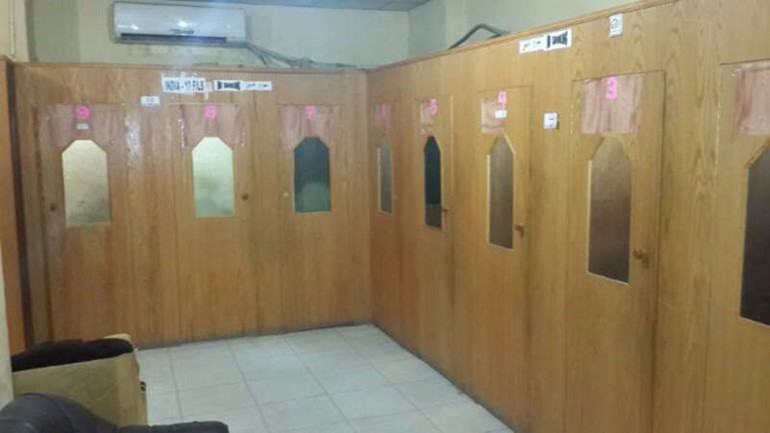 وكر الاتصالات الذي تمت مداهمته في خيطان
