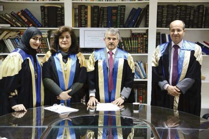  نور الكندري من اليسار مع دسهام الفريح وديحيى احمد ودموسى ربايعة ﻿