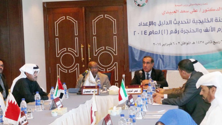 دقيس الدويري خلال الاجتماع 