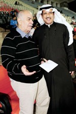 اسعد البنوان مع الزميل السيد الوهيدي