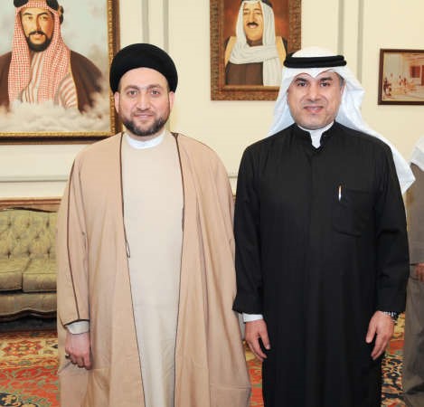 السيد عمار الحكيم وعبدالله التميمي