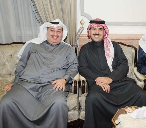 الشيخ صباح ناصر المحمد ورئيس تحرير النهار الزميل عماد بوخمسين