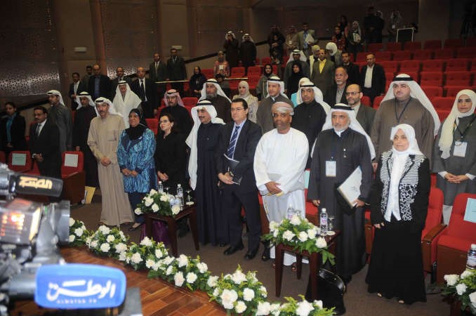 هند الصبيح ودعبدالله سهر مع الحضور في الحفل	اسامة ابوعطية﻿