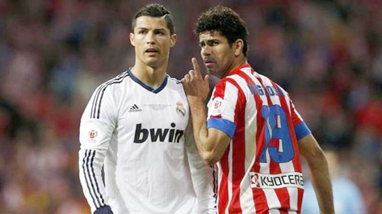 صراع قوي بين رونالدو نجم ريال مدريد وكوستا هداف اتلتيكو