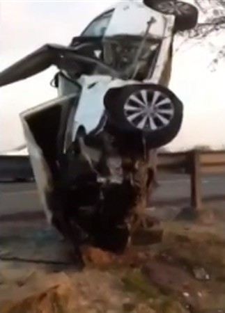 بالفيديو.. حادث مروري مروع على الدائري السابع