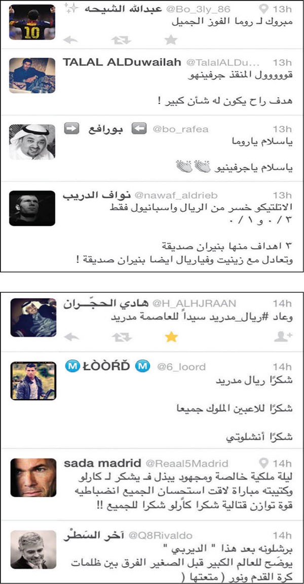 كؤوس وتغريدات