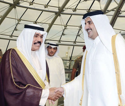  ومرحبا بسمو امير قطرالشيخ تميم بن حمد بن خليفة ثاني﻿