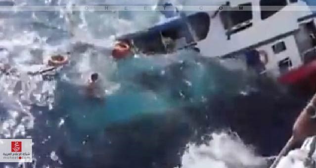 بالفيديو.. لحظة غرق قارب تثير ذعرا بين الركاب في تايلاندا 