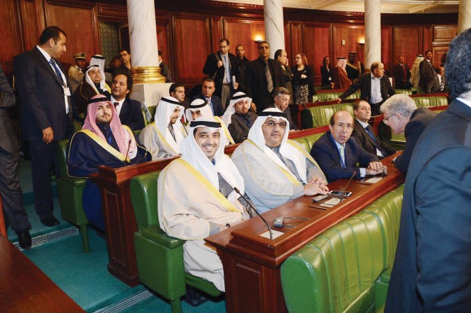 الشيخ محمد العبدالله مع الوفد الكويتي المشارك في الاحتفال