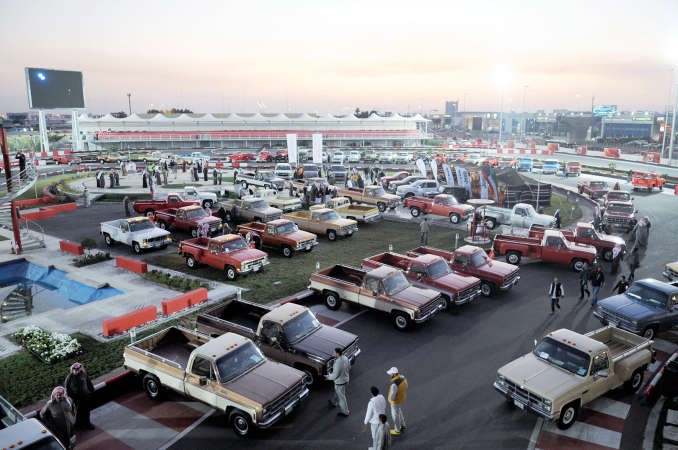 السيارات المشاركة في المهرجان﻿