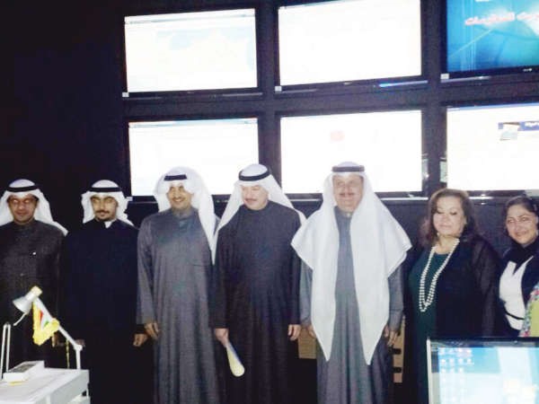 عيسى الكندري وعبداللطيف السريع في الجهاز المركزي لتكنولوجيا المعلومات﻿