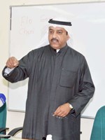 خالد السيف متحدثا﻿