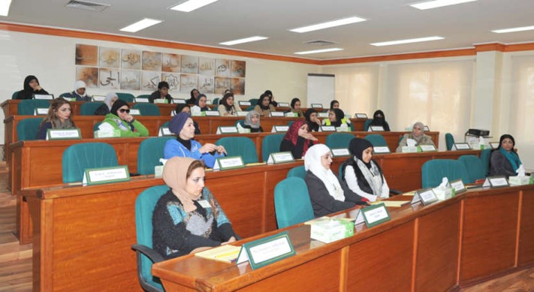 جانب من المفتشات الجمركيات خلال الدورة﻿