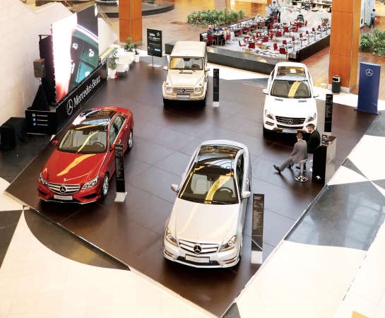 سيارات «مرسيدس – بنز» تبهر جمهور «Auto Moto»