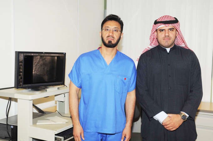 دالعيناتي مع الزميل عبد الكريم العبدالله 
