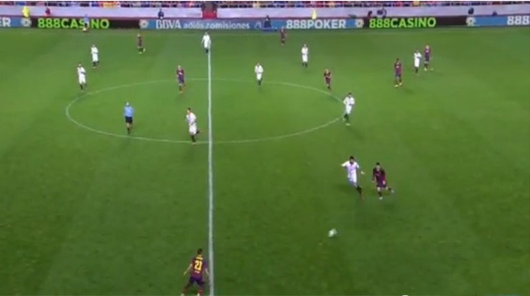 بالفيديو.. "تيكي تاكا" بـ 46 لمسة لـ"برشلونة" في دقيقتين