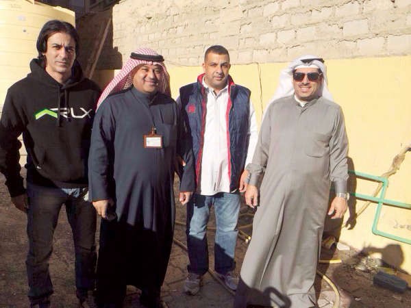 عبدالرزاق الحجي وجانب من الجولة 